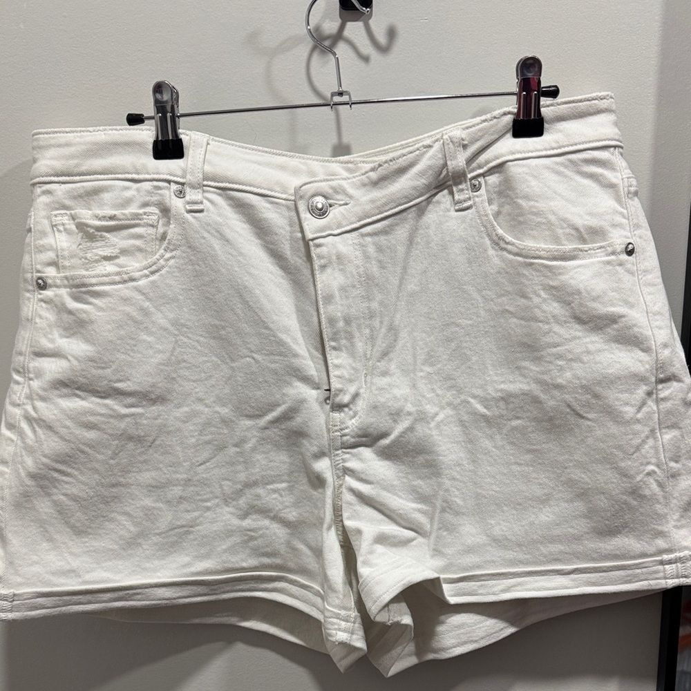 American Eagle Outfitters White Denim Shorts